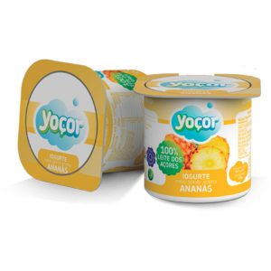 Iogurte Yoçor sólido Ananás Pack4